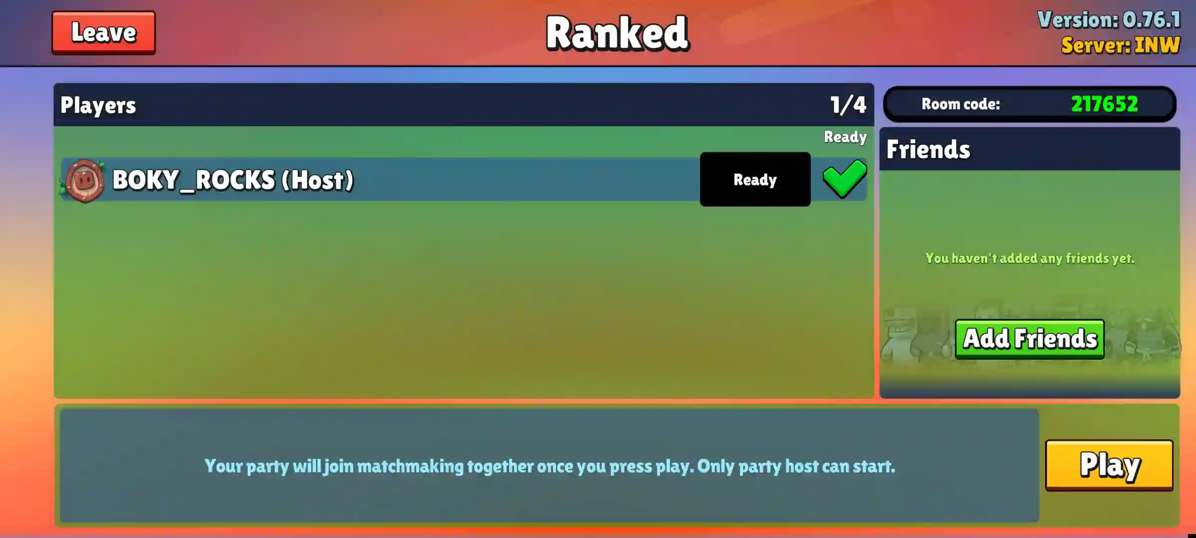 Players can now team up with friends in Ranked battles.