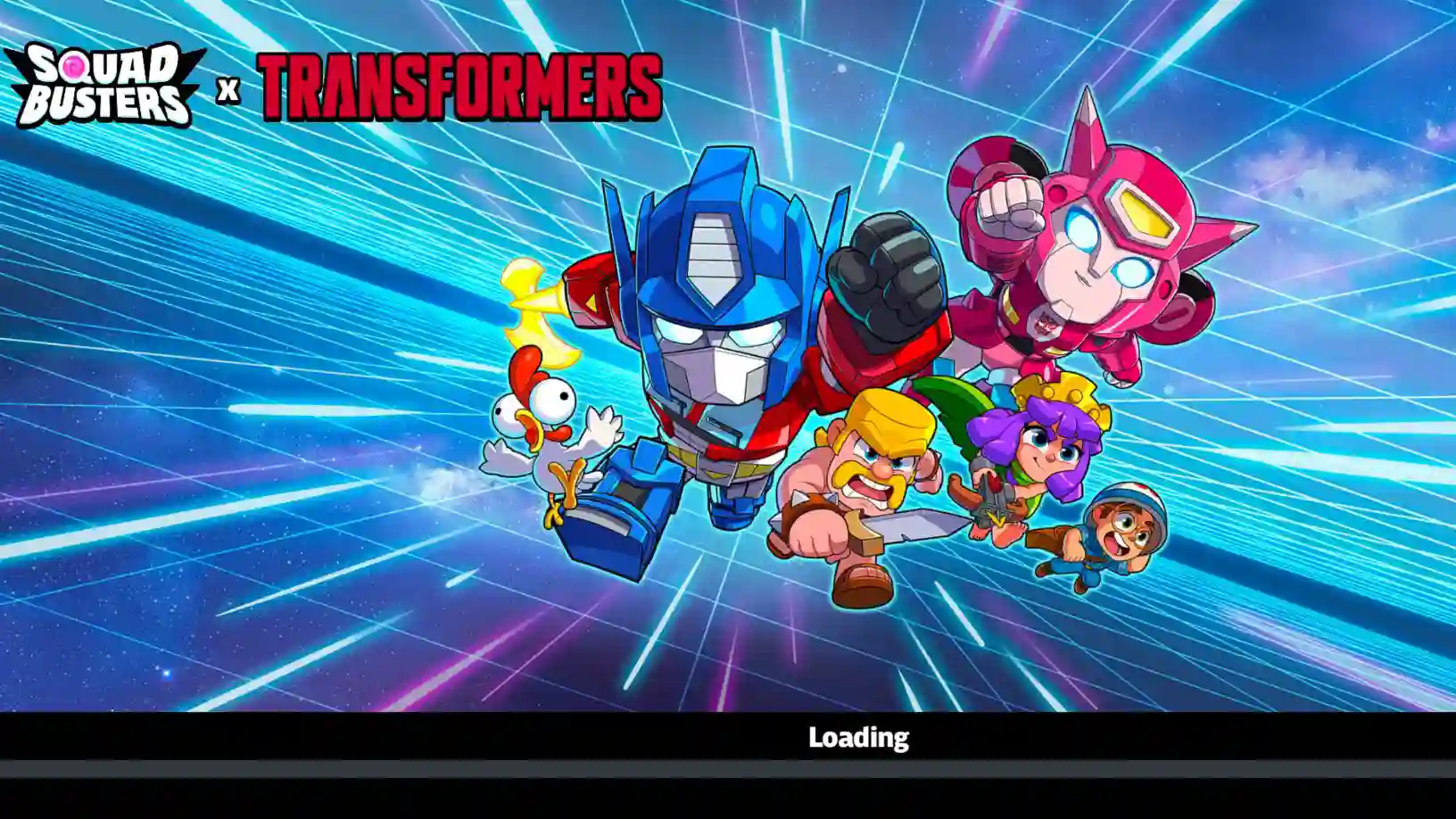 Optimus Prime in Squad Busters