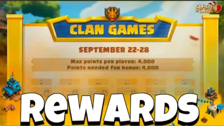 COC Clan Games Rewards