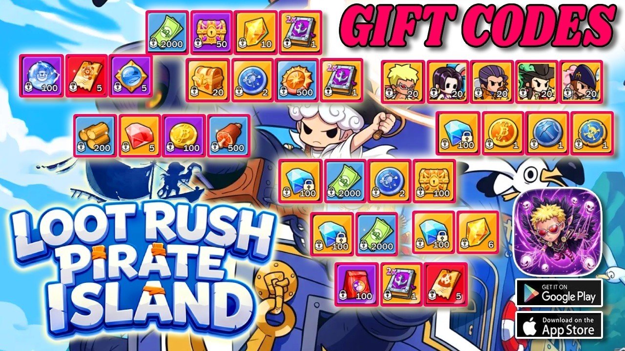 Loot Rush: Pirate Island codes