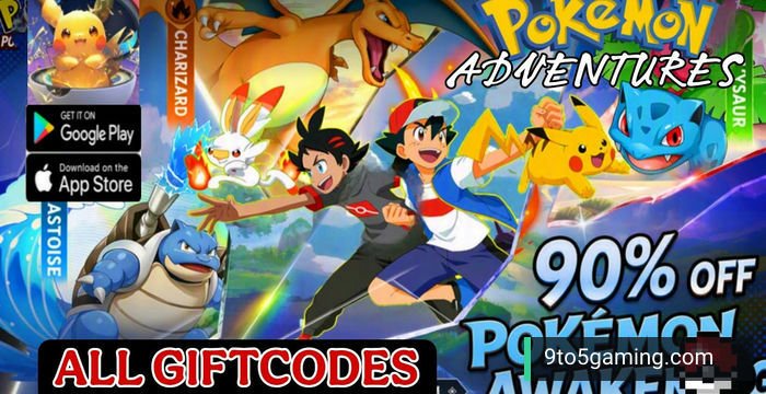 Pokemon Adventure codes