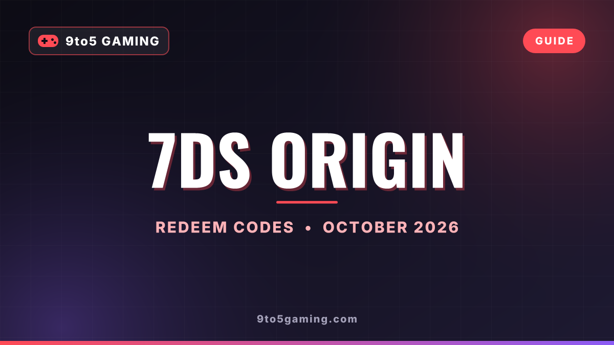 7DS Origin Codes October 2026 - Rewards