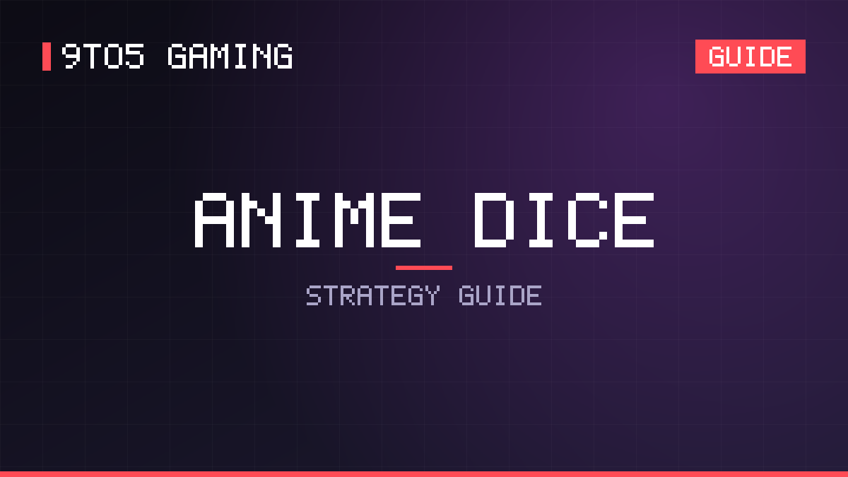 Anime Dice guide cover