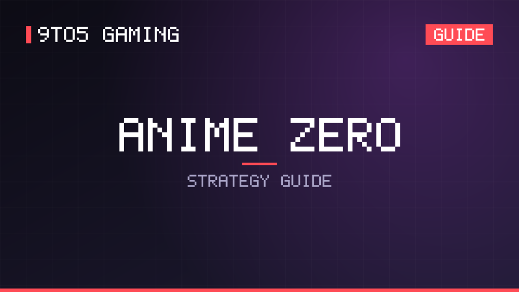 Anime Zero Skill Tree Guide - Best Stats