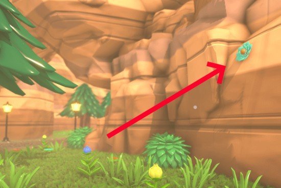 Section: How to Unlock the Autumn Theme. Nearby text: One flower beside the lake: Look in the middle area between the lily pads and the shaking bush.