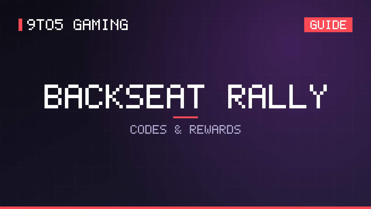 Backseat Rally guide cover