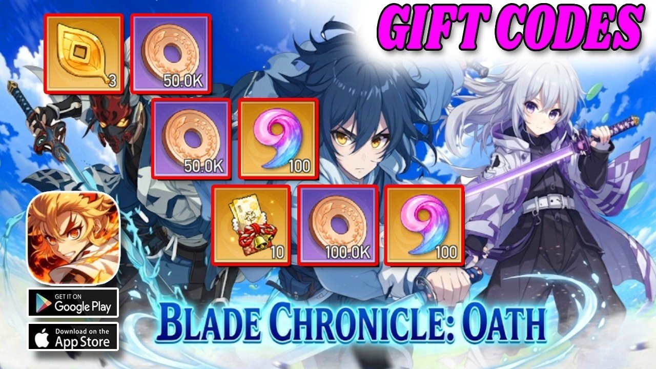 Blade Chronicle: Oath codes