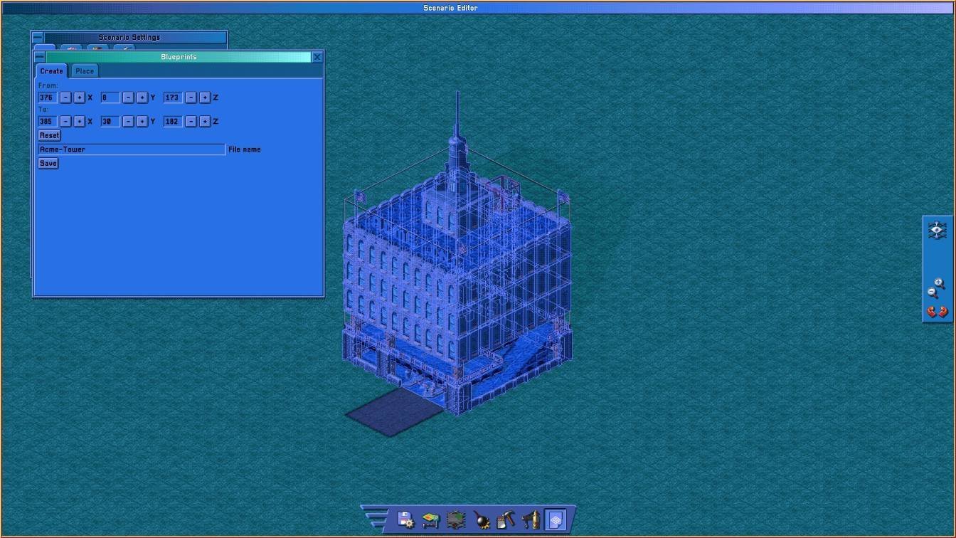 Section: Save Your Building as a Blueprint