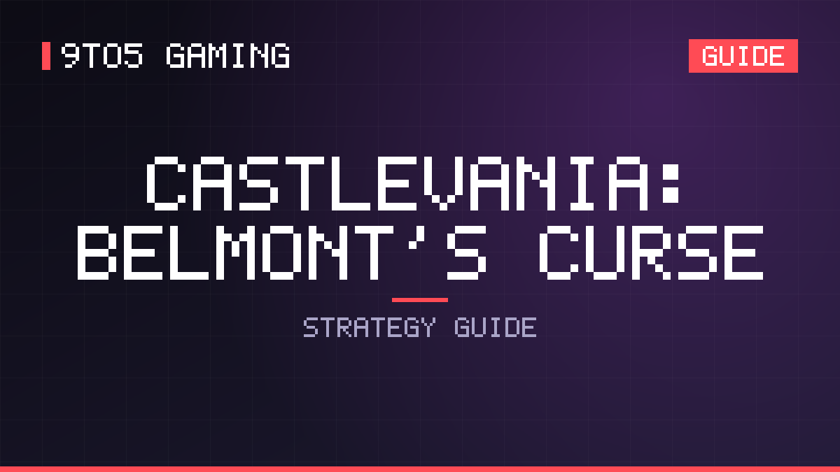Castlevania: Belmont's Curse guide cover