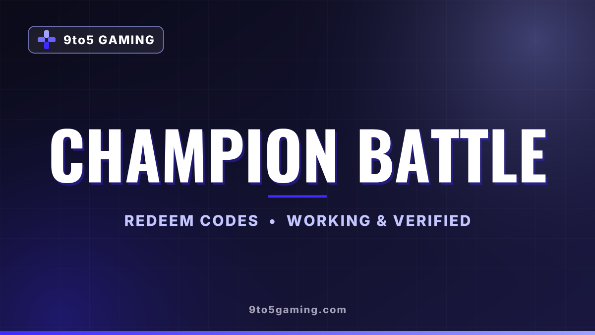 Champion Battle codes