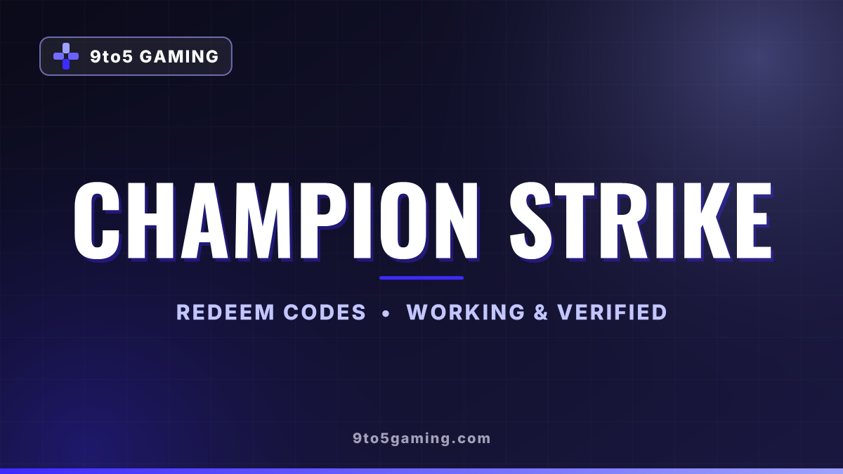 Champion Strike codes
