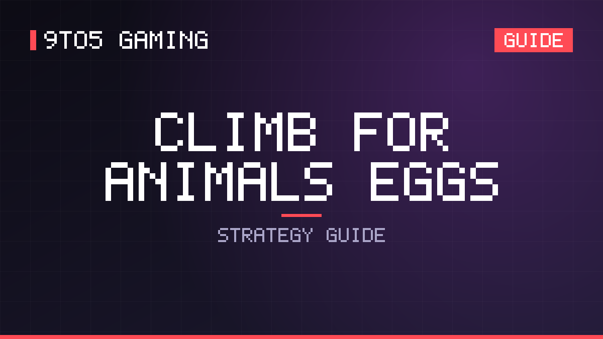 Climb For Animals Eggs guide cover