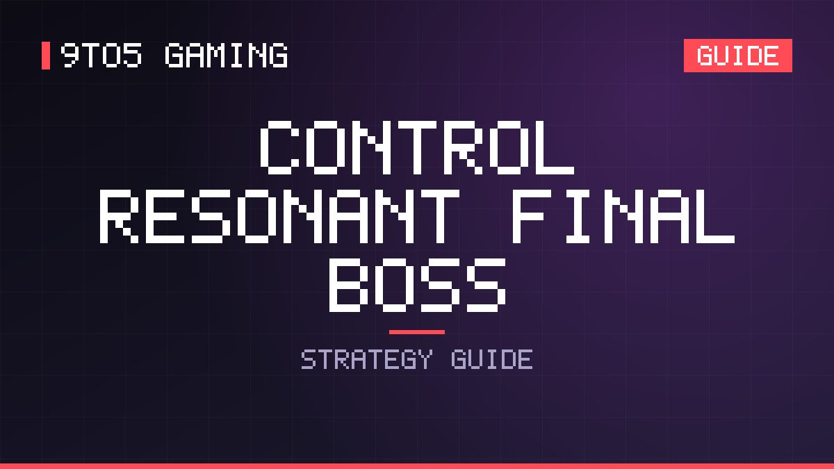 Control Resonant Final Boss guide cover