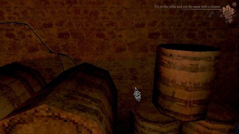 2. Hanging on a Wall Hook In one of the rooms, check the wall to the left of the gate where keys typically hang on hooks. You’ll find a key piece just hanging there waiting for you.