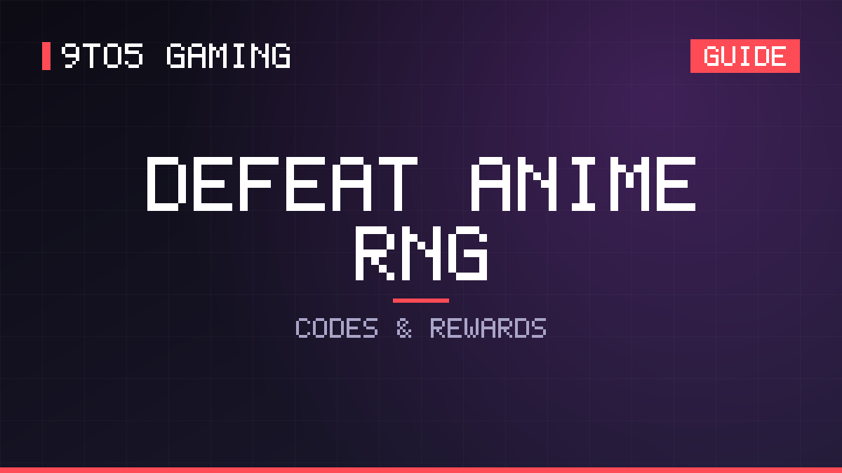 Defeat Anime RNG guide cover