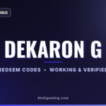 Dekaron G codes