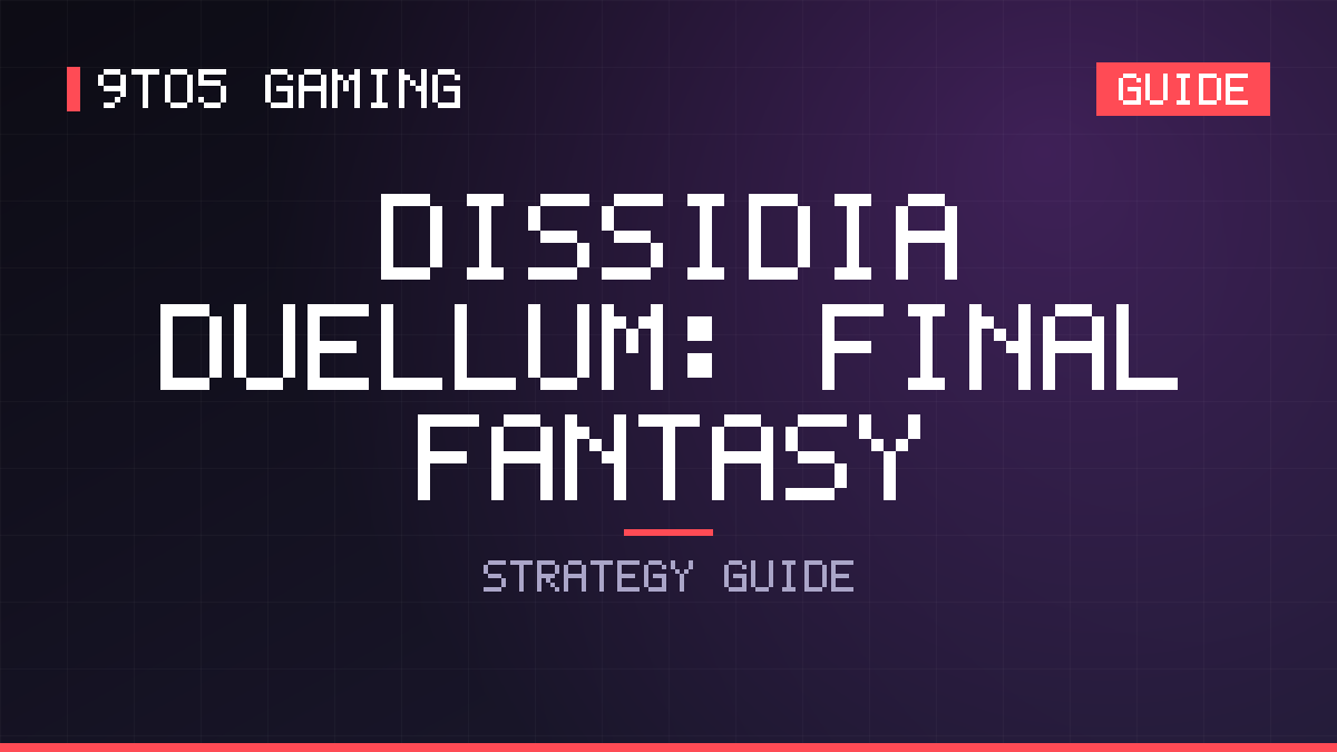 Dissidia Duellum: Final Fantasy guide cover