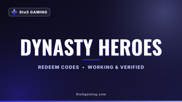 Dynasty Heroes codes