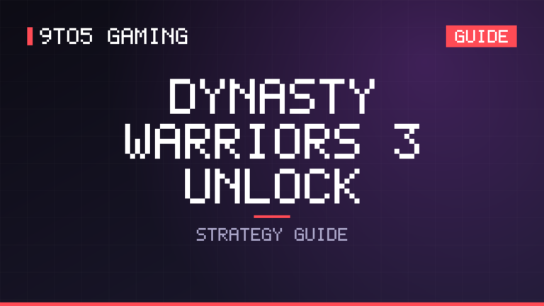Dynasty Warriors 3 Unlock guide cover