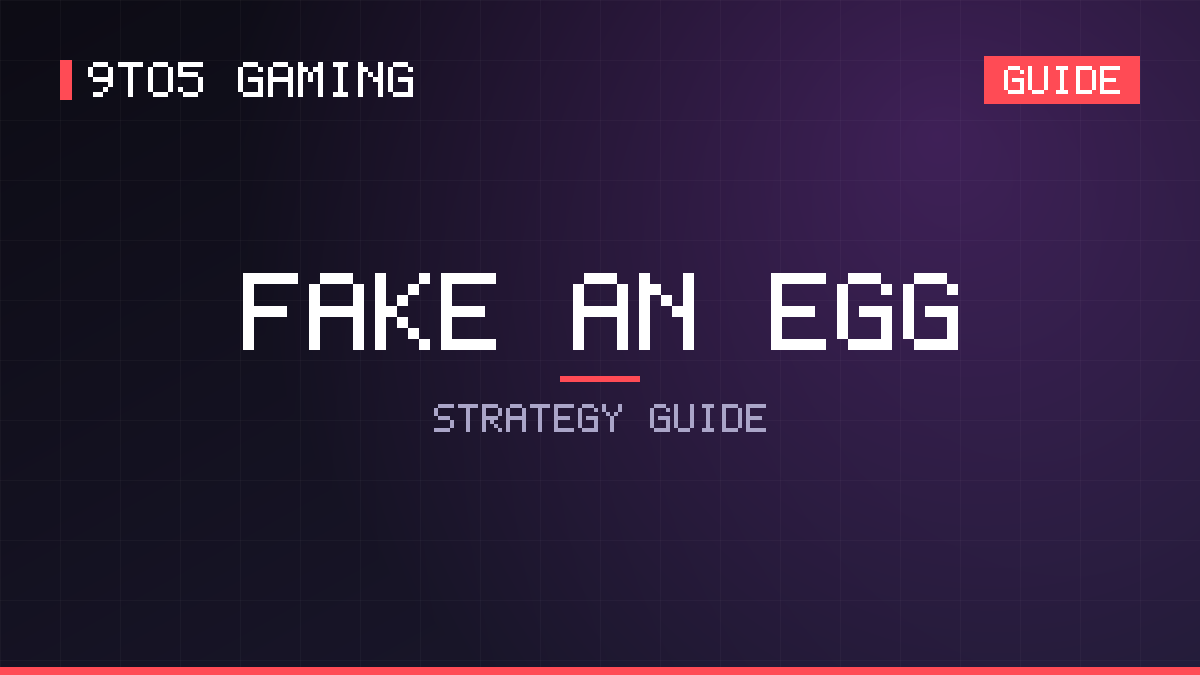 Fake an Egg guide cover