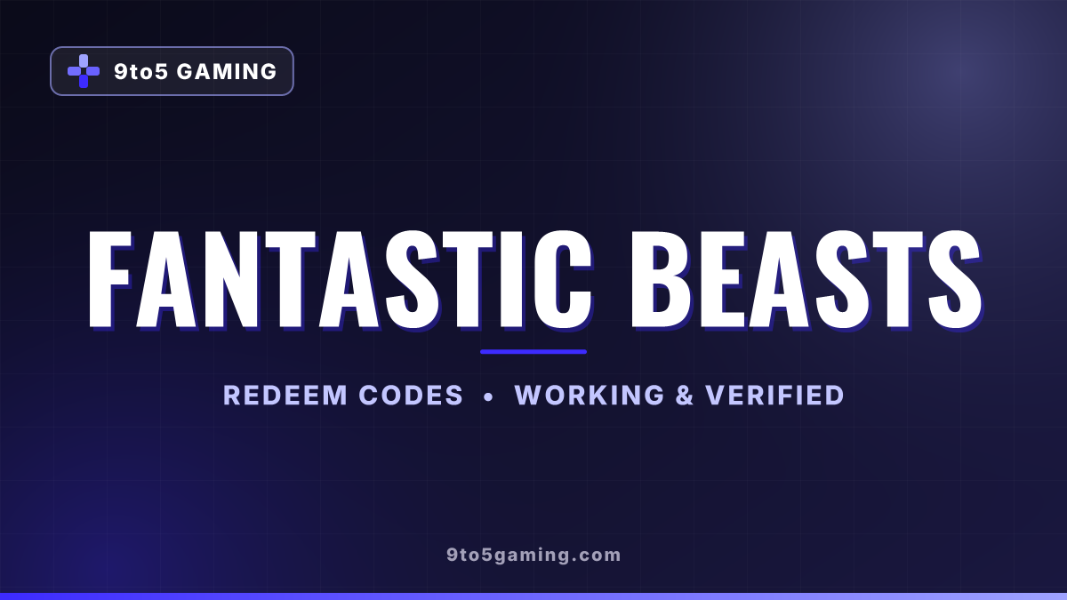 Fantastic Beasts codes