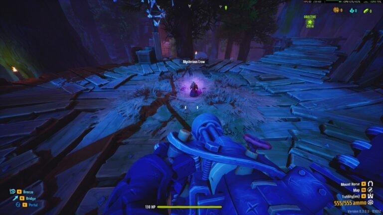 The Mysterious Crow location and instructions on how to collect it.