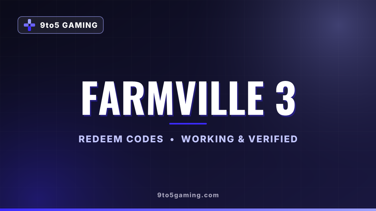 FarmVille 3 codes