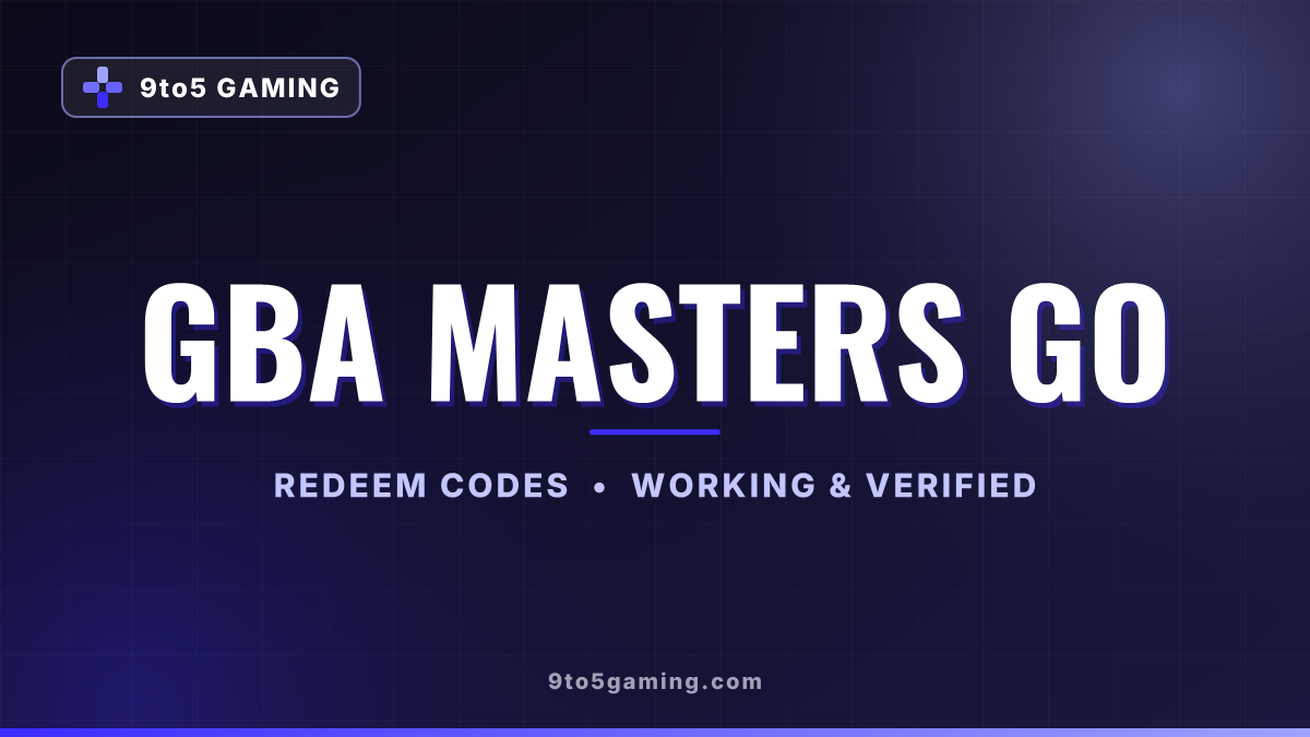 GBA Masters GO codes