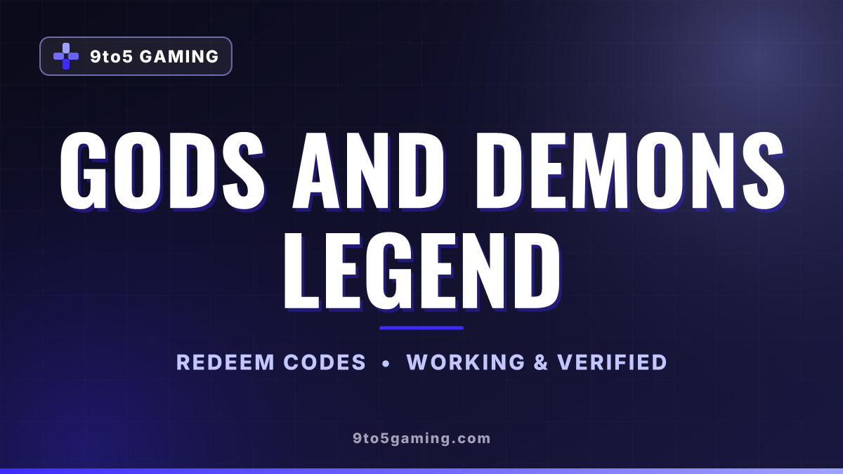 Gods and Demons Legend codes