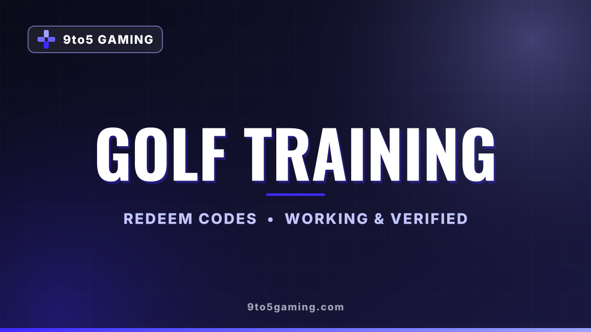 Golf Training codes