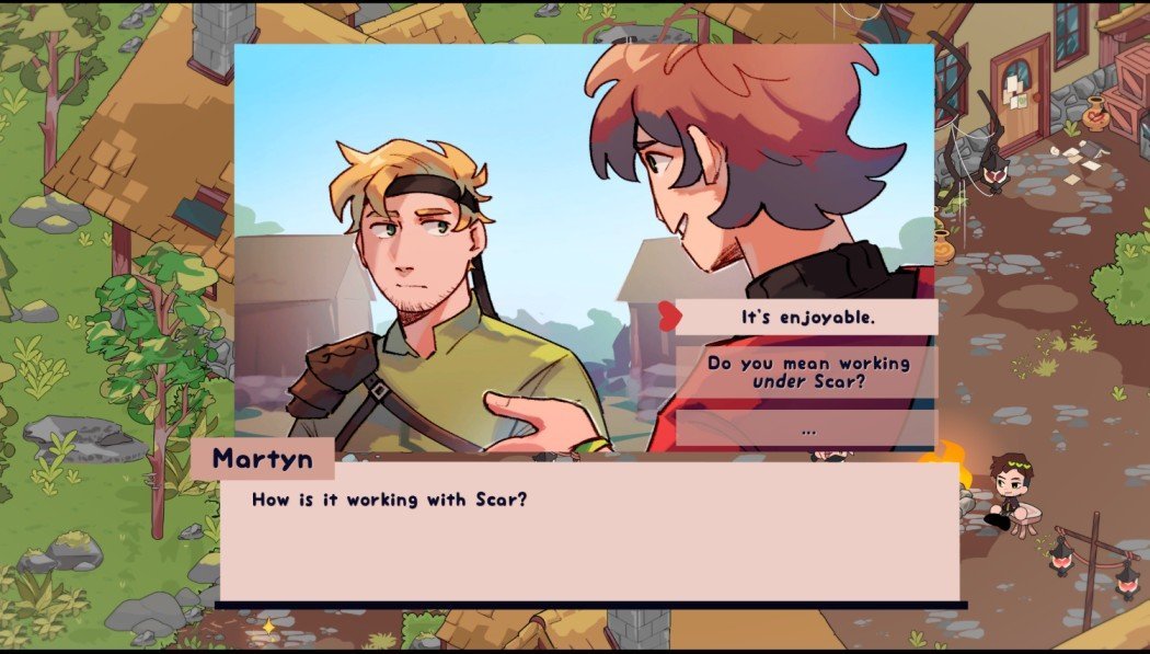 During the Martyn fight, choose to take the blow .