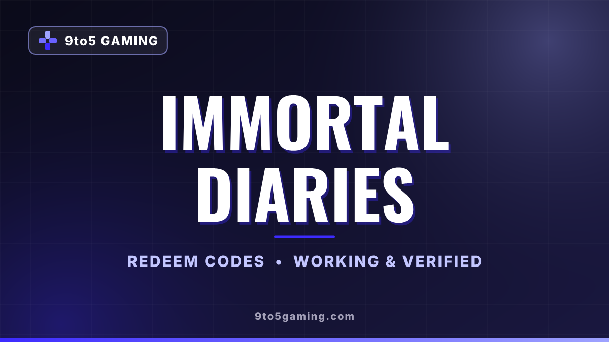 Immortal Diaries codes