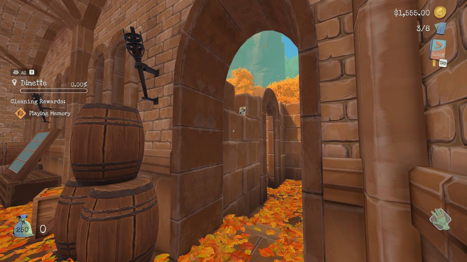 Section: Castle Card #4. Nearby text: Next to this porch in the Dinette area.