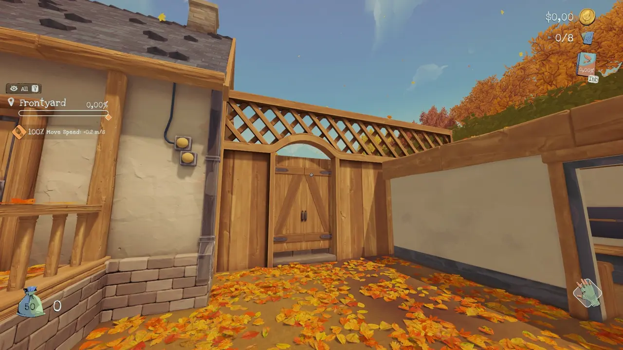 the game Leaf it Alone location of the Grill area.
