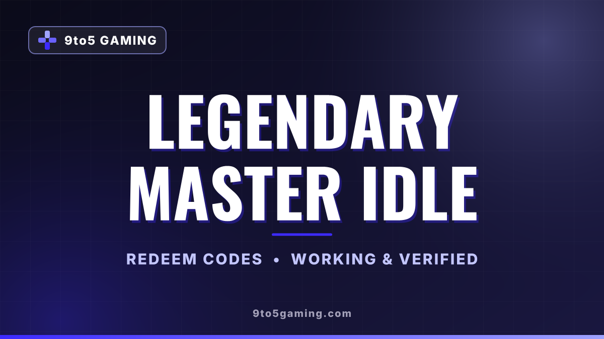 Legendary Master Idle codes