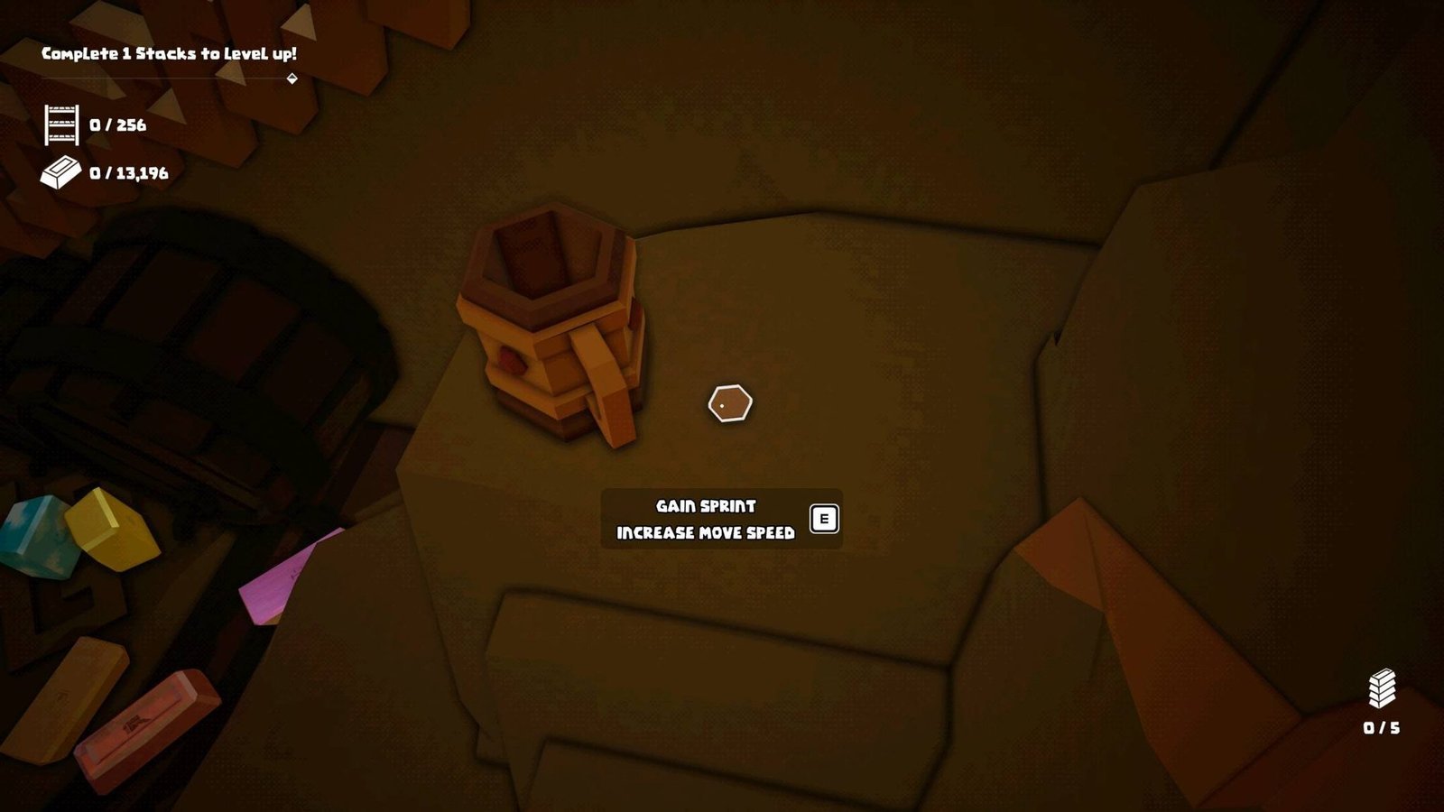 Section: Sprint Coin Location. Nearby text: Head to the throne in the King’s area. Look at the tankard sitting on the throne. Check behind the tankard on the right-hand arm of the throne. Collect the coin to unlock the Sprint power.