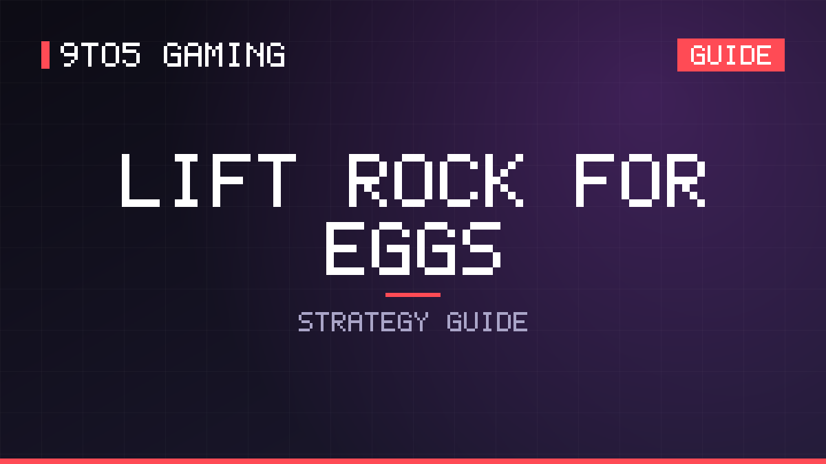 Lift Rock for Eggs guide cover