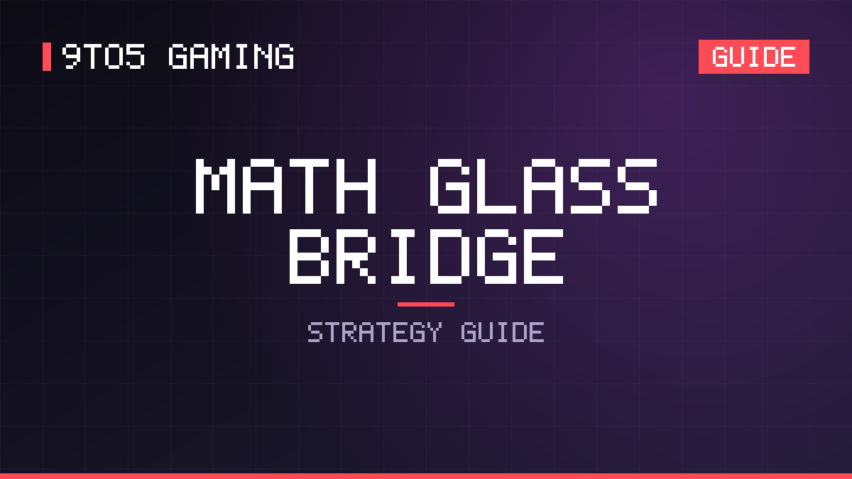 Math Glass Bridge guide cover