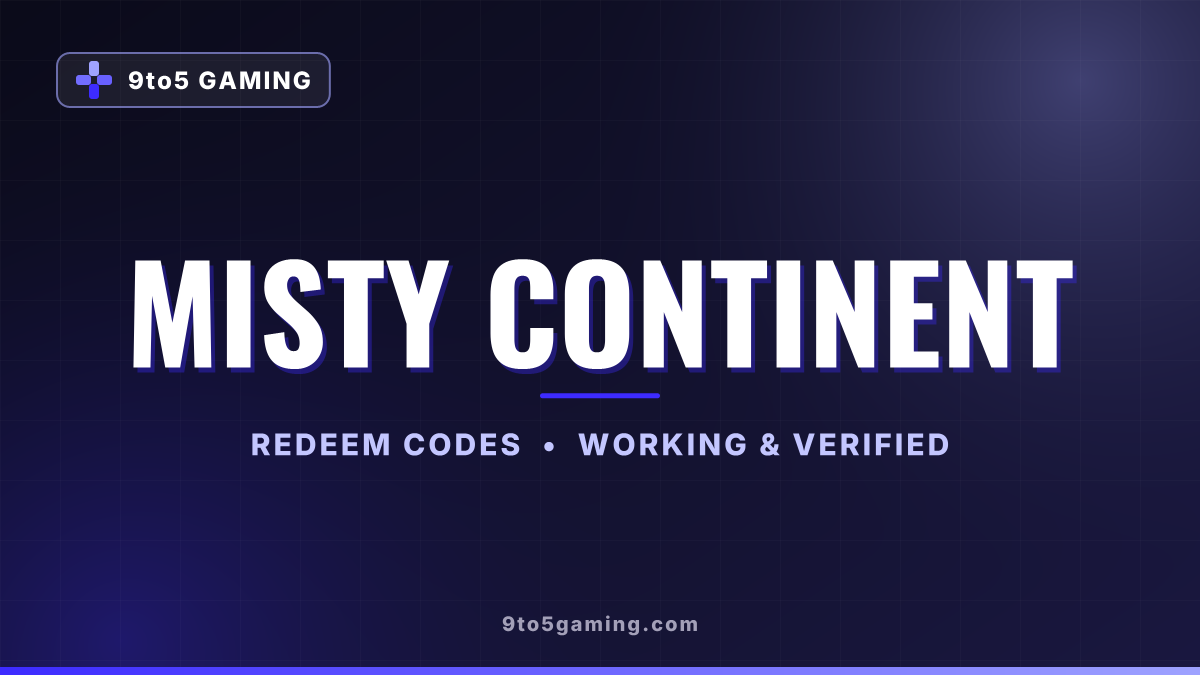 Misty Continent codes