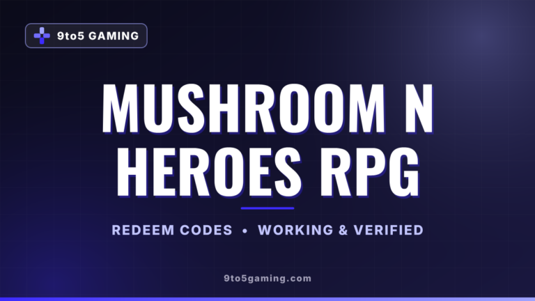 Mushroom N Heroes RPG codes
