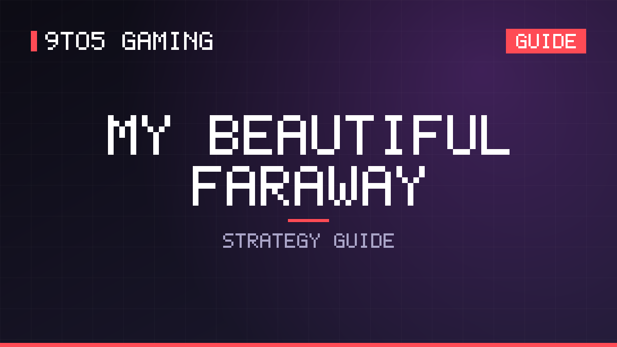 My Beautiful Faraway guide cover