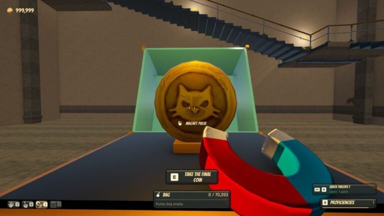 Section: Best Upgrade Order for One Million Coins. Nearby text: As I progress, I invest in the Magnet and its upgrades. I choose the upgrade order that best suits my run, and I remember to use my right-click ability and Chute Overdrive.