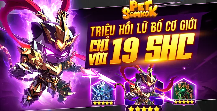 Pet Samkok codes