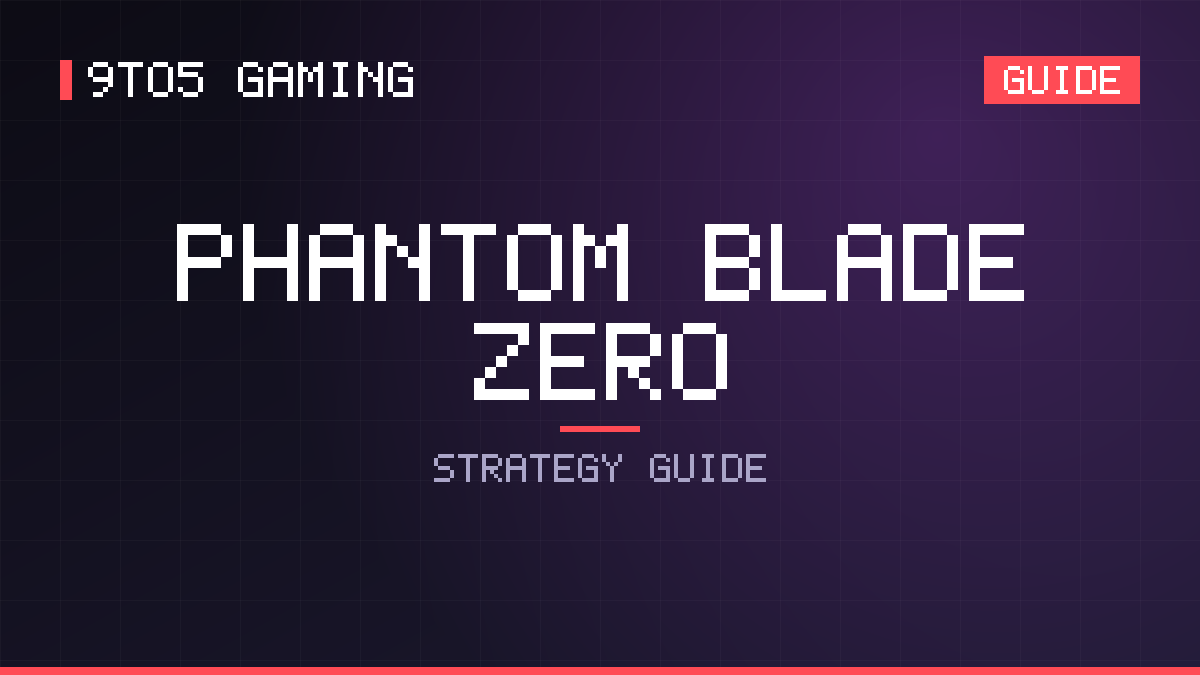 Phantom Blade Zero guide cover