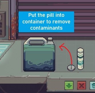 Section: Intermediate Water Trading: Tablets and Purifiers. Nearby text: Once you start processing larger amounts of water, replacing filters will become a regular expense. Water Purification Tablets, UV Lamps, and purifier machines can reduce contamination before the wate