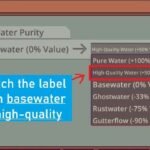 You can switch labels from Basewater to perceived higher-quality types like Ghostwater, but be mindful that some customers bring their own testing kits, and a scam can easily backfire on you.