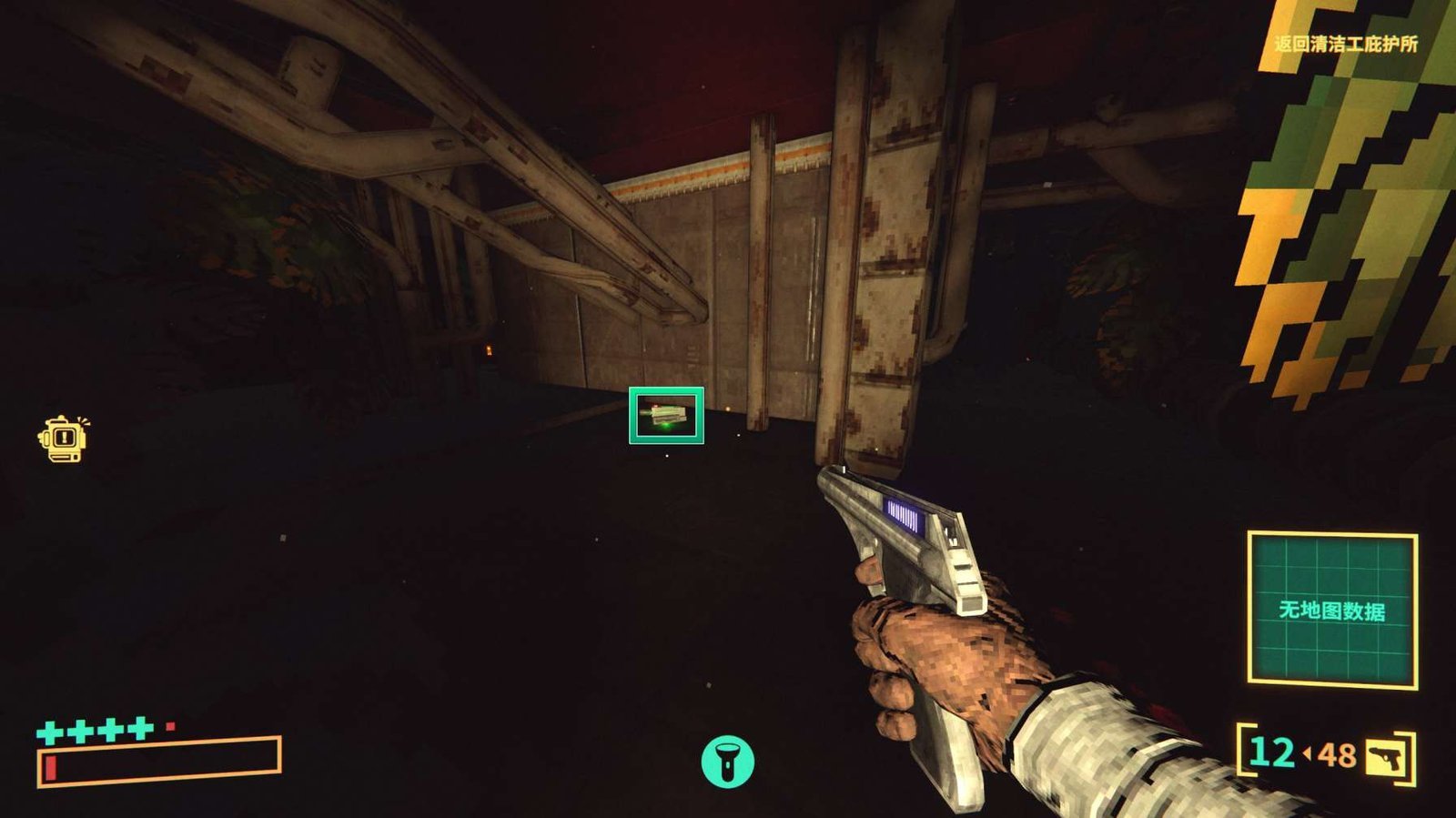 RetroSpace audio log location inside the Medical Section ventilation shaft