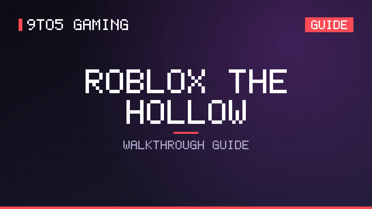 Roblox The Hollow guide cover
