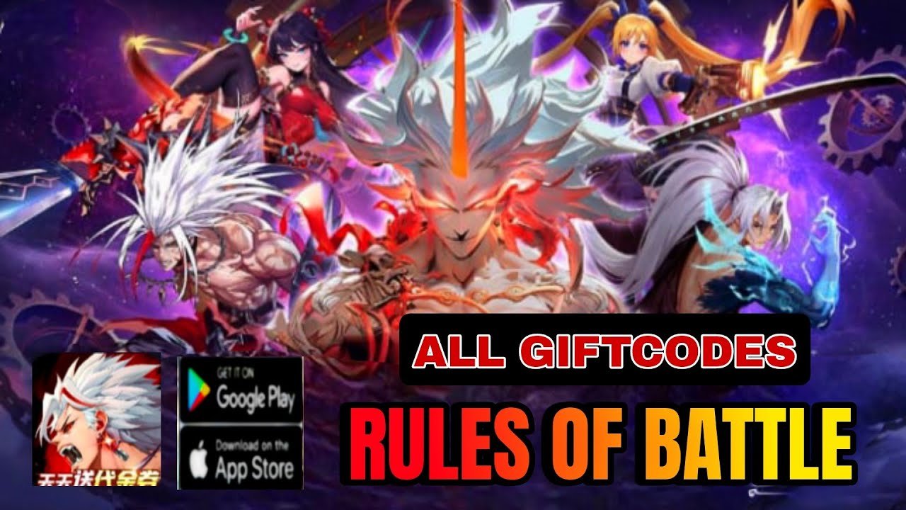 RULES OF BATTLE codes