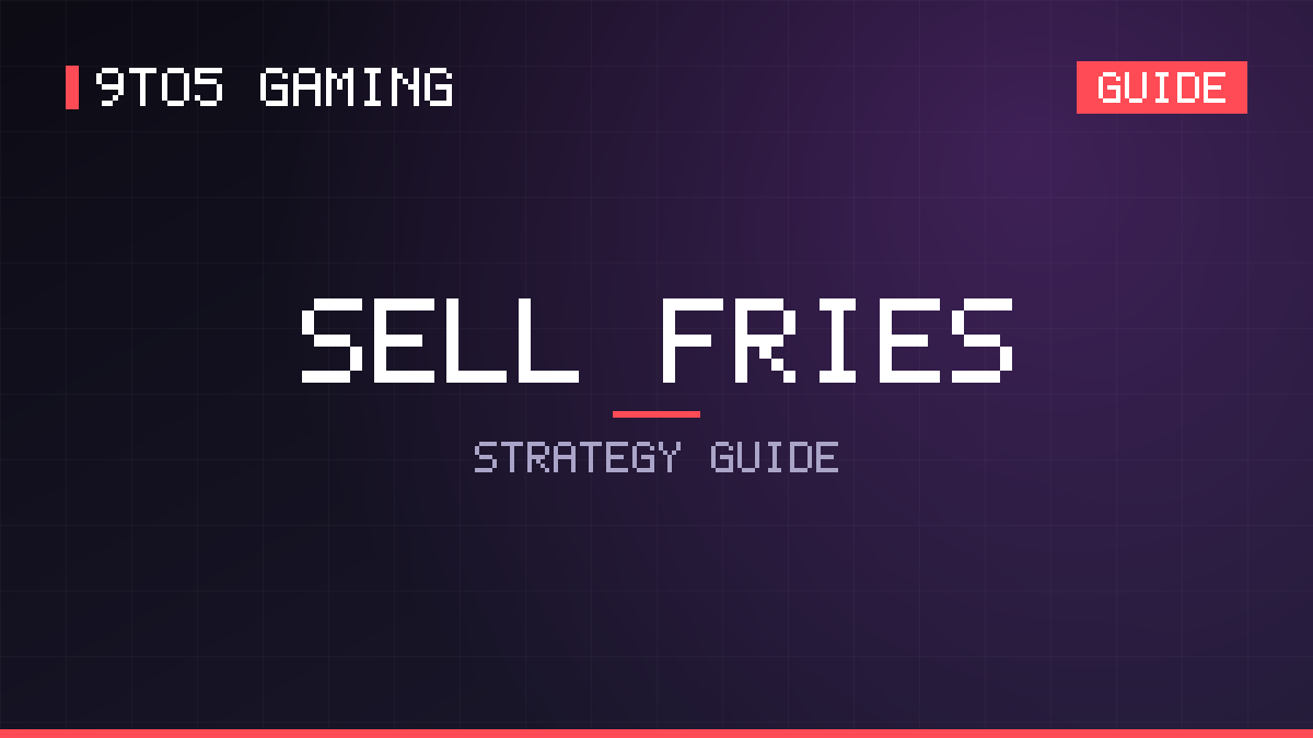 Sell Fries guide cover